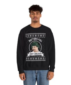 Funny Shitters Full Hanukkah Christmas Sweatshirt For Men