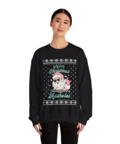 Alternative view of Merry Christmas Jolliest Bunch Of Assholes Ugly Sweatshirt For Women