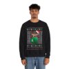 Reindeer Freak In The Sheet Christmas Sweatshirt For Men