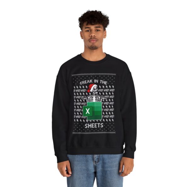 Santa Skeleton Christmas Sweatshirt For Men