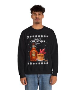Alternative view of Maple Syrup Full Of Christmas Spirit Ugly Sweater For Men