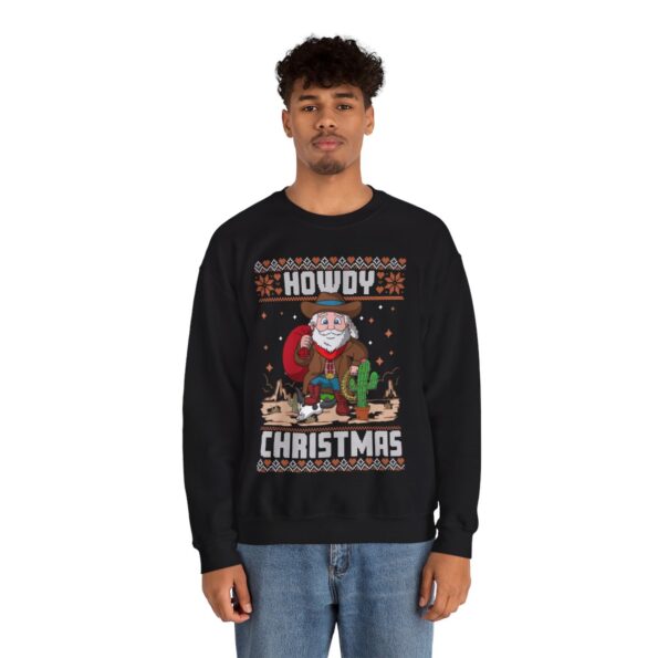 Cowboy Santa Christmas Sweatshirt For Men