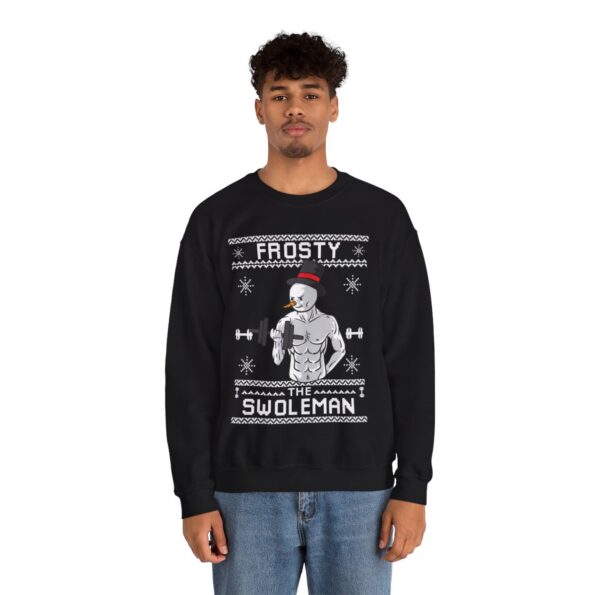 Snowman Swoleman Christmas Sweatshirt For Men