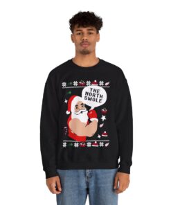 Santa Swoleman Christmas Sweatshirt For Men