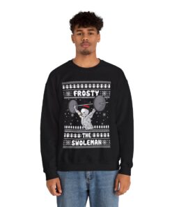 Swoleman Frosty Ugly Xmas Sweatshirt For Men