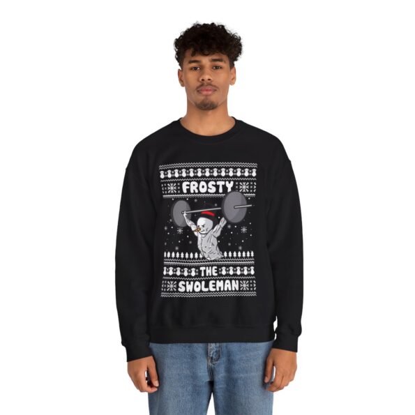 Swoleman Frosty Ugly Xmas Sweatshirt For Men