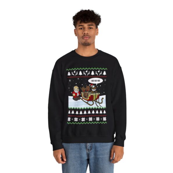 Ho Ho Ho Santa Reindeer Christmas Sweatshirt For Men