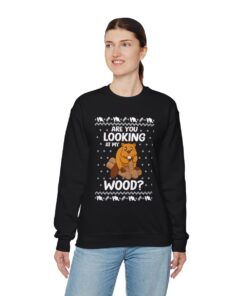 Canada Beaver Funny Joke Ugly Christmas Sweatshirt For Unisex
