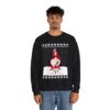Santa Peeing Beverage Christmas Sweatshirt For Men