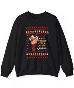 We Whiskey You A Merry Christmas Ugly Sweatshirt For Unisex