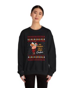 Alternative view of We Whiskey You A Merry Christmas Ugly Sweatshirt For Unisex