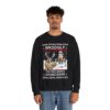 North Swole Reindeer Santa Christmas Sweatshirt For Men