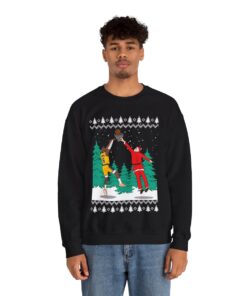 Santa Dunking Lebron James Christmas Sweatshirt For Men