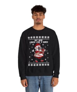 Out Here Lookin Like A Snack Christmas Sweatshirt For Men