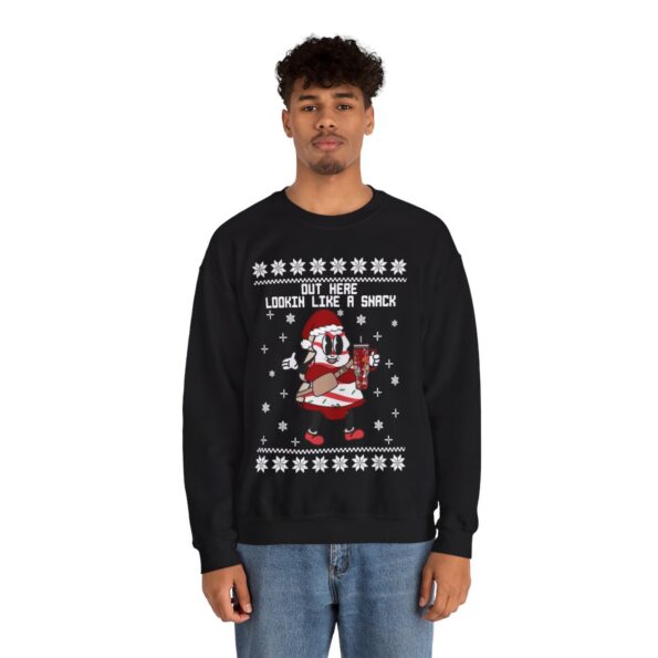 Out Here Lookin Like A Snack Christmas Sweatshirt For Men