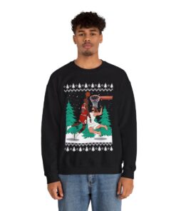 Michael Jordan Dunking Jesus Christmas Sweatshirt For Men