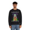 Alien Capybara Christmas Sweatshirt For Men