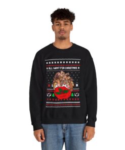 All I Want For Christmas Is Dickmas Christmas Sweatshirt For Men Inappropriate