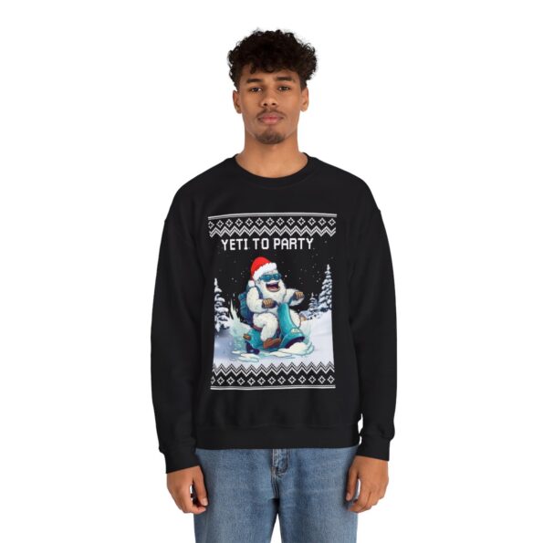 Yeti To Party Ugly Xmas Sweatshirt For Men