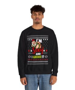 Sexy Gnome Christmas Sweatshirt For Men
