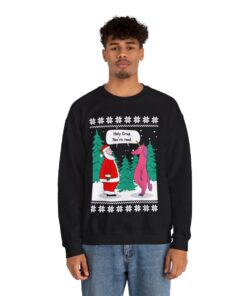 Santa Unicorn Fiction Christmas Sweatshirt For Men