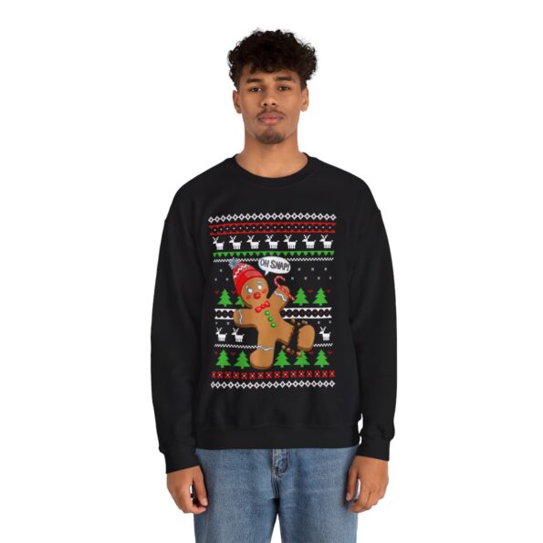 Oh Snap Gingerbread Christmas Sweatshirt For Men