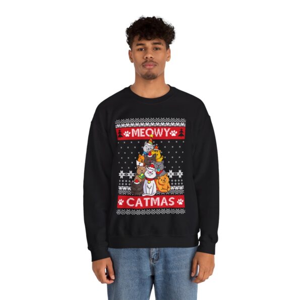 Cat Christmas Sweatshirt For Men