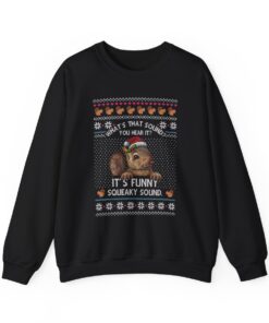 Squirrel Christmas Sweatshirt Ugly