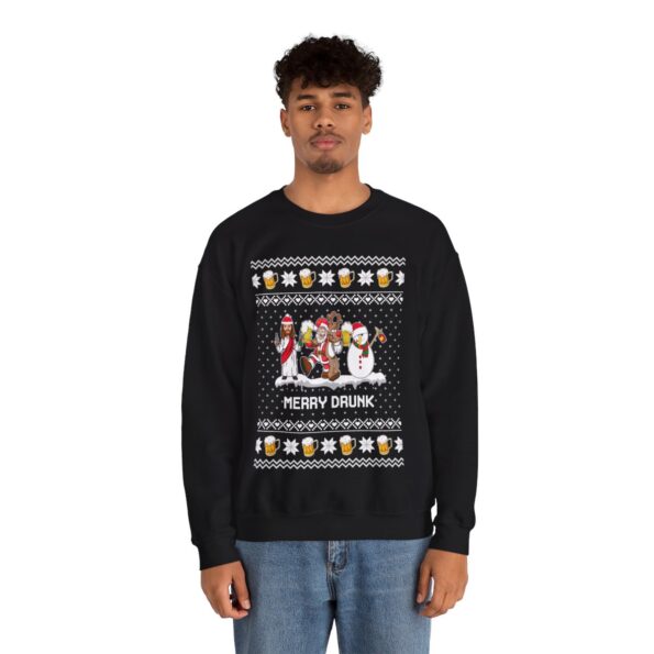 Merry Drunk Christmas Sweatshirt For Men