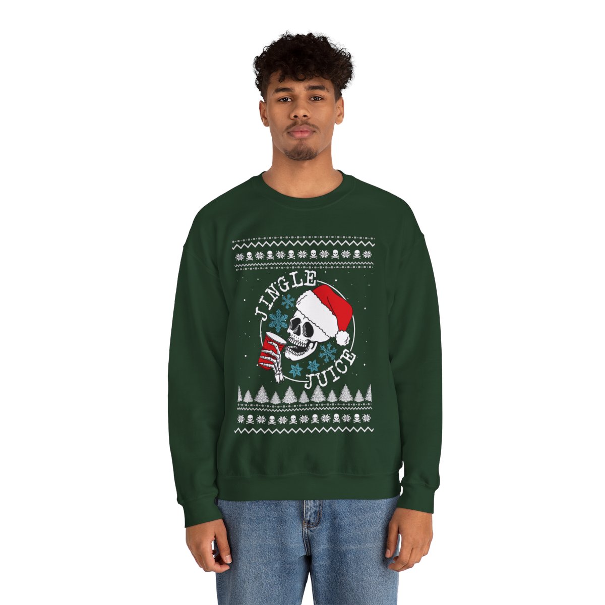 Jingle Juice Beverage Christmas Sweatshirt For Men 2 Jingle Juice Beverage Christmas Sweatshirt For Men - Image 2