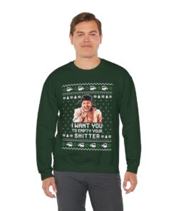 Empty Your Shitter Christmas Vacation Christmas Sweatshirt For Men