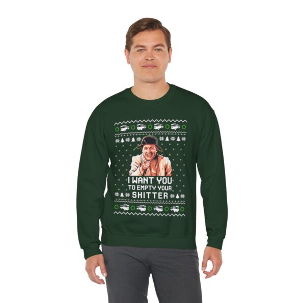 Empty Your Shitter Christmas Vacation Christmas Sweatshirt For Men