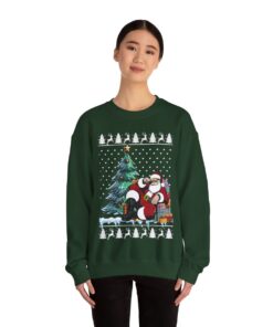 Big Nick Energy Santa Ugly Christmas Sweatshirt For Women