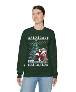 Alternative view of Big Nick Energy Santa Ugly Christmas Sweatshirt For Women