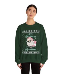 Merry Christmas Jolliest Bunch Of Assholes Ugly Sweatshirt For Women