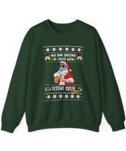 Festive Beer Funny Ugly Christmas Sweatshirt For Unisex 25