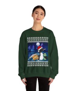 Leave Me A Loon Funny Ugly Christmas Sweatshirt For Women