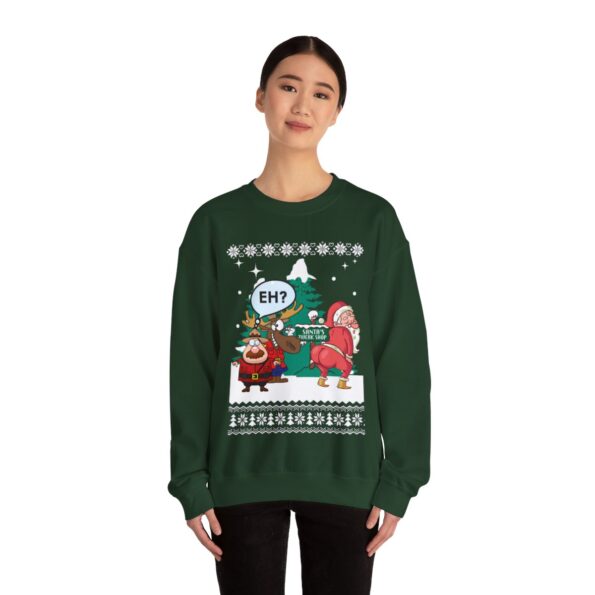 Santa's Twerkshop Naughty Ugly Christmas Sweatshirt For Women