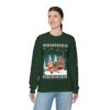Beer Party Santa Barry Wood Ugly Christmas Sweatshirt Womens