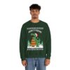 T-Rex And Christmas Tree Cookies Christmas Sweatshirt For Men