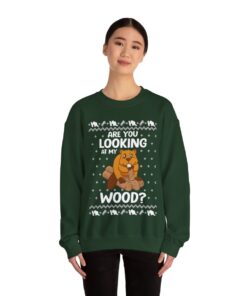 Canada Beaver Funny Joke Ugly Christmas Sweatshirt For Women