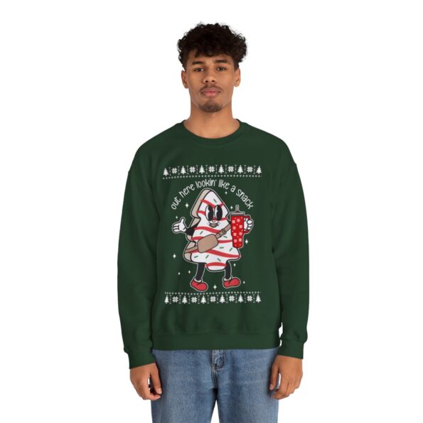 Christmas Tree Snack Christmas Sweatshirt For Men