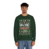 On The Naughty List Christmas Sweatshirt For Men