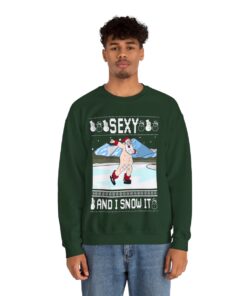 Santa Naughty Christmas Sweatshirt For Men