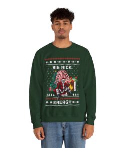 Big Nick Energy Santa Christmas Sweatshirt For Men
