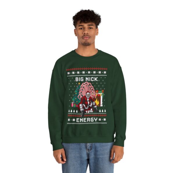 Big Nick Energy Santa Christmas Sweatshirt For Men