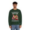 Santa Barry Wood Drinking Beer Christmas Sweatshirt For Men