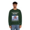 Santa Jesus Hockey Christmas Sweatshirt For Men