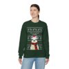 Llama Ugly Christmas Sweatshirt Womens