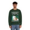 Everything Is Fine Capybara Christmas Sweatshirt For Men